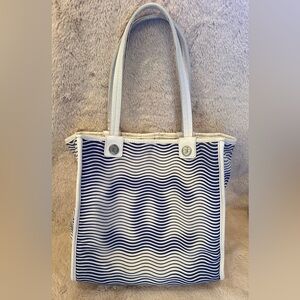 RARE CHANEL CANVAS AND LEATHER ILLUSION TOTE AUTHENTIC!!